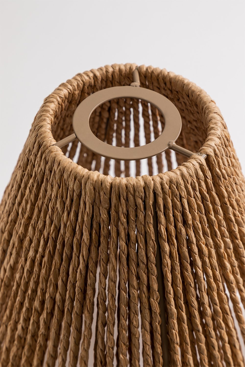 Braided Paper Lampshade for Ceiling Lamp Gertxen , gallery image 4