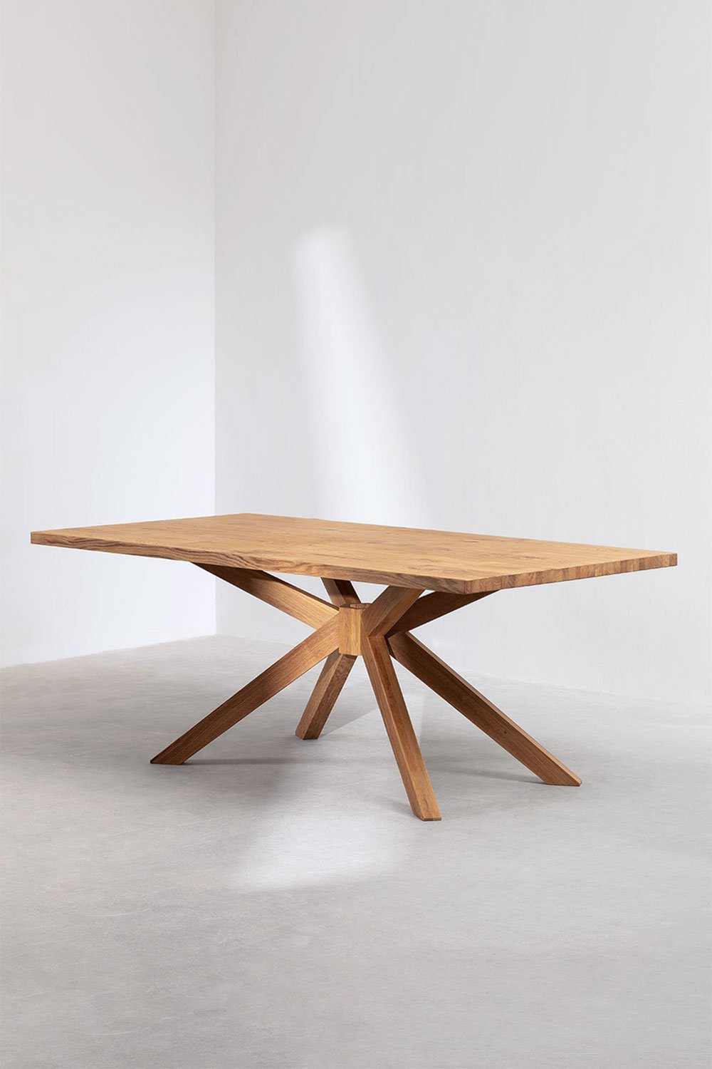 Rectangular Wooden Dining Table (190 x 100 cm) Jal, gallery image 2