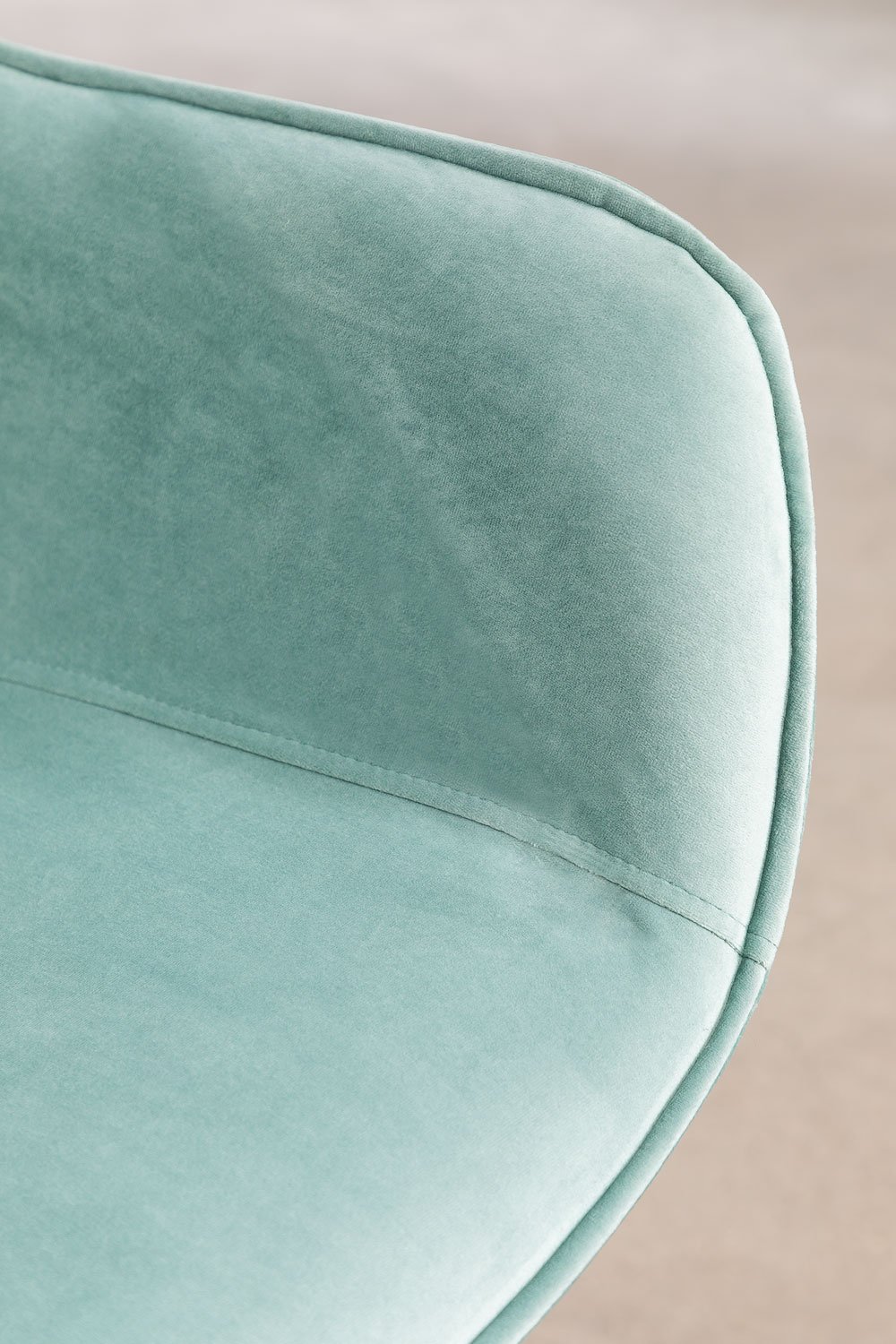 Lucy velvet dining chair, gallery image 5