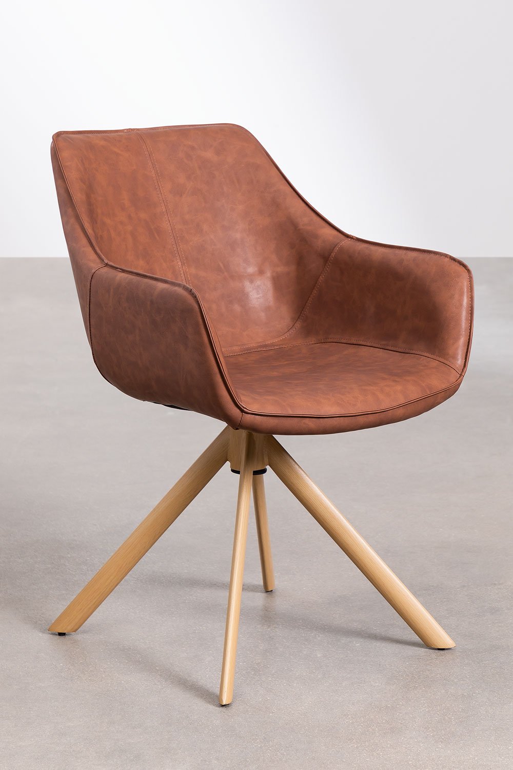 Leatherette Dining Chair Lucy , gallery image 1