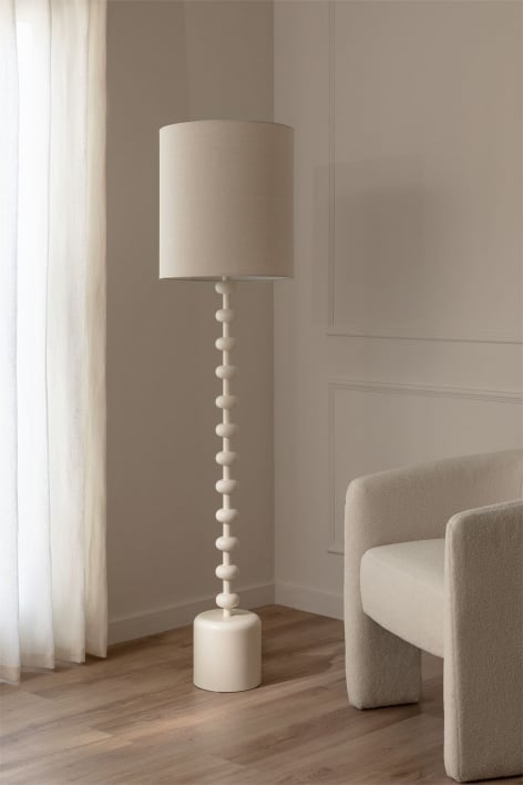 Alieta Linen Floor Lamp