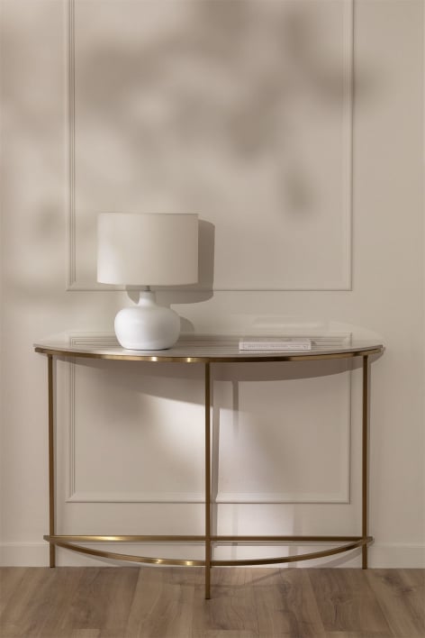 Debiky steel entryway console