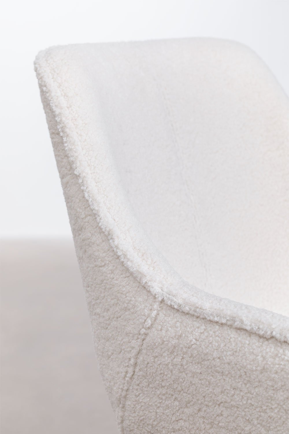 Lucy dining chair in bouclé, gallery image 4