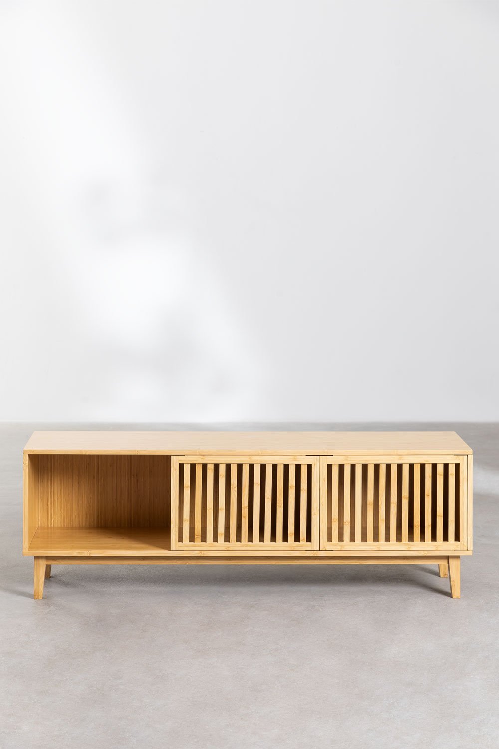Albin bamboo TV cabinet 150x40 cm, gallery image 4