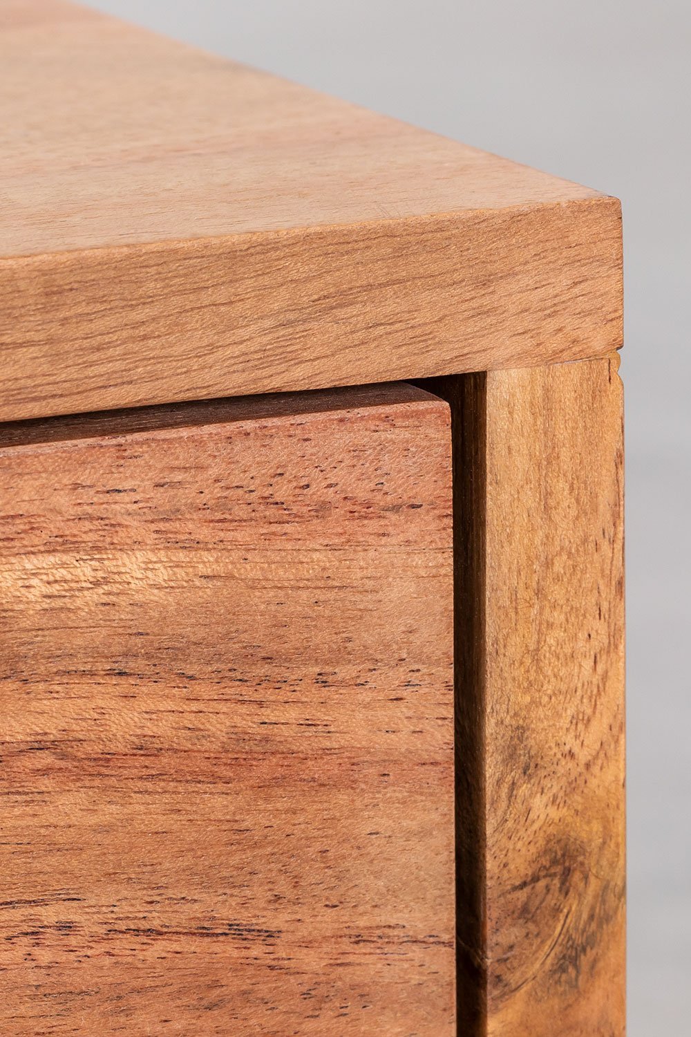 Tasmani acacia wood TV cabinet 200x40 cm, gallery image 5