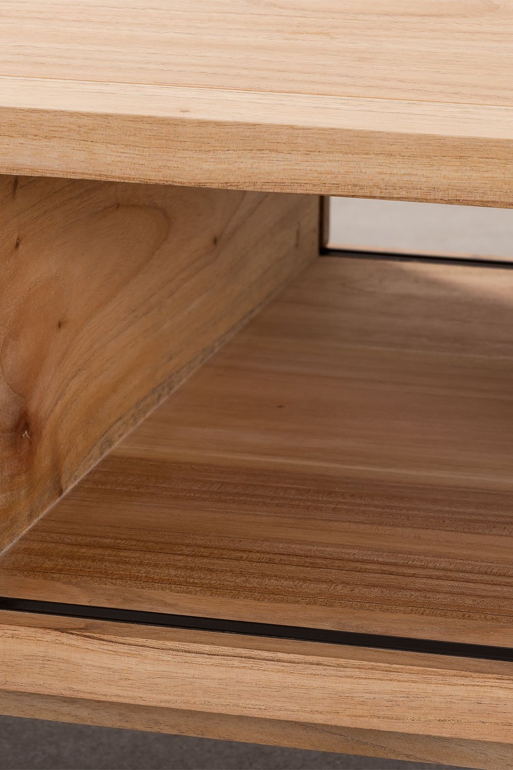 Rectangular Wooden Coffee Table Deleyna, gallery image 5