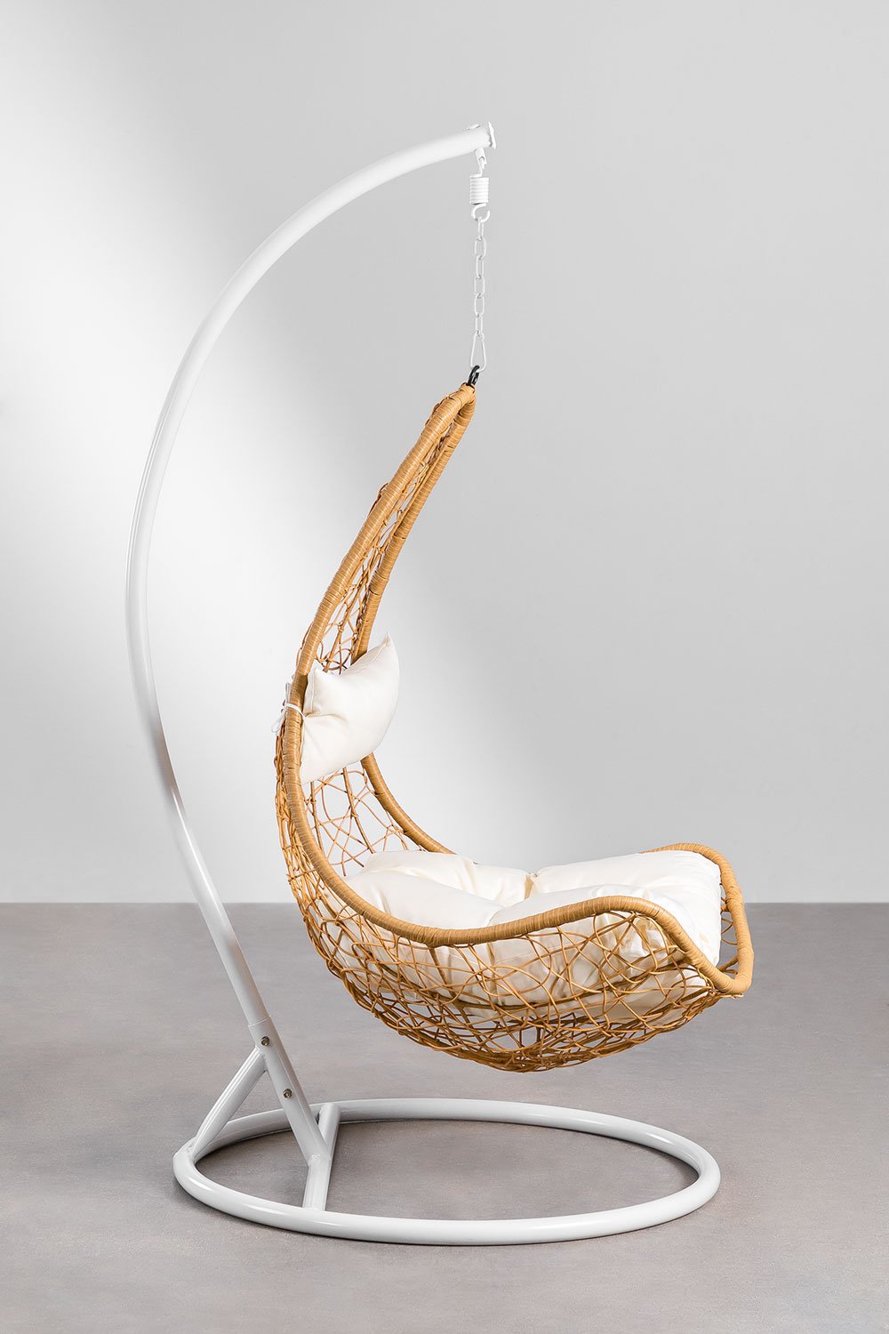 Danail hanging chair with cushion, gallery image 2