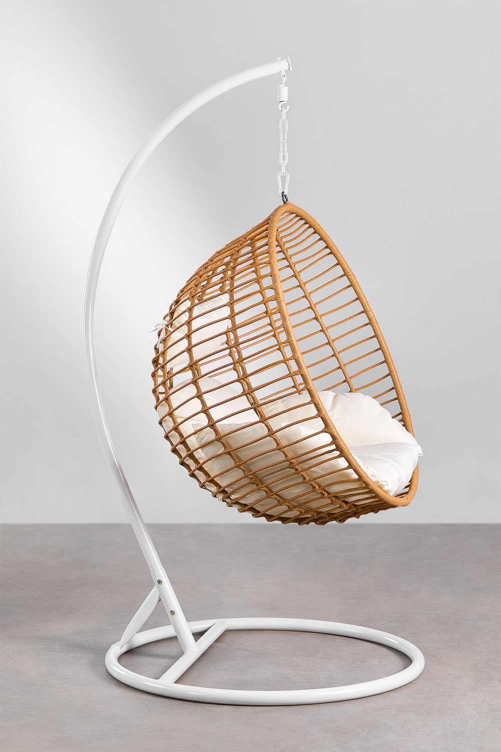 Yosif hanging chair with cushion, gallery image 2