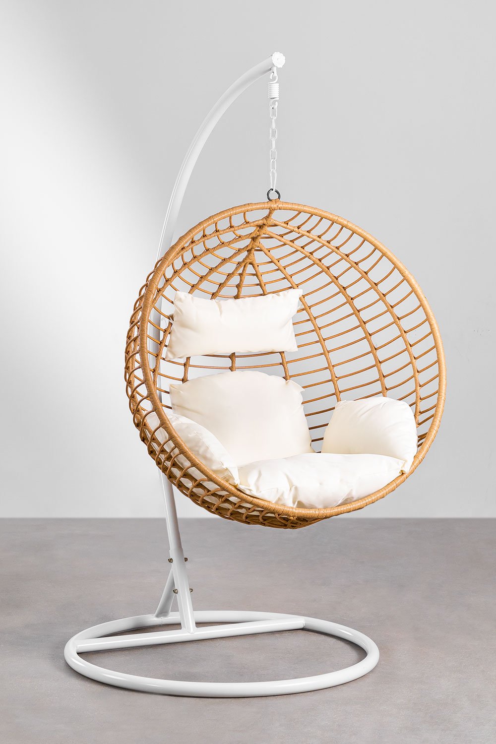 Yosif hanging chair with cushion, gallery image 1