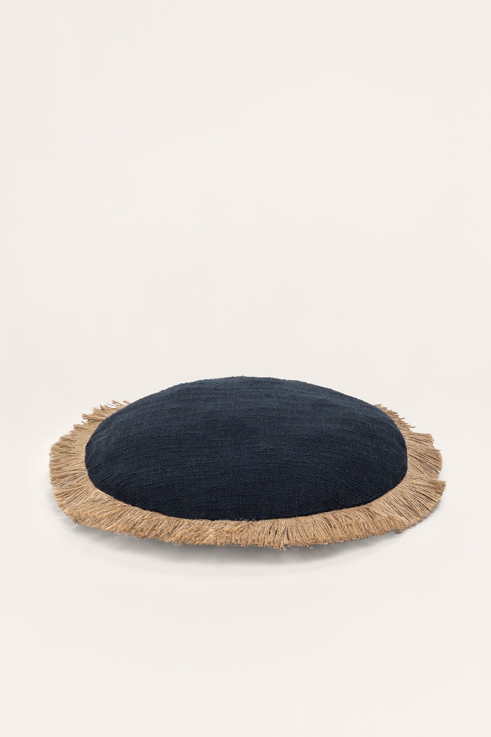 Round cotton cushion (Ø40 cm) Paraiba, gallery image 4