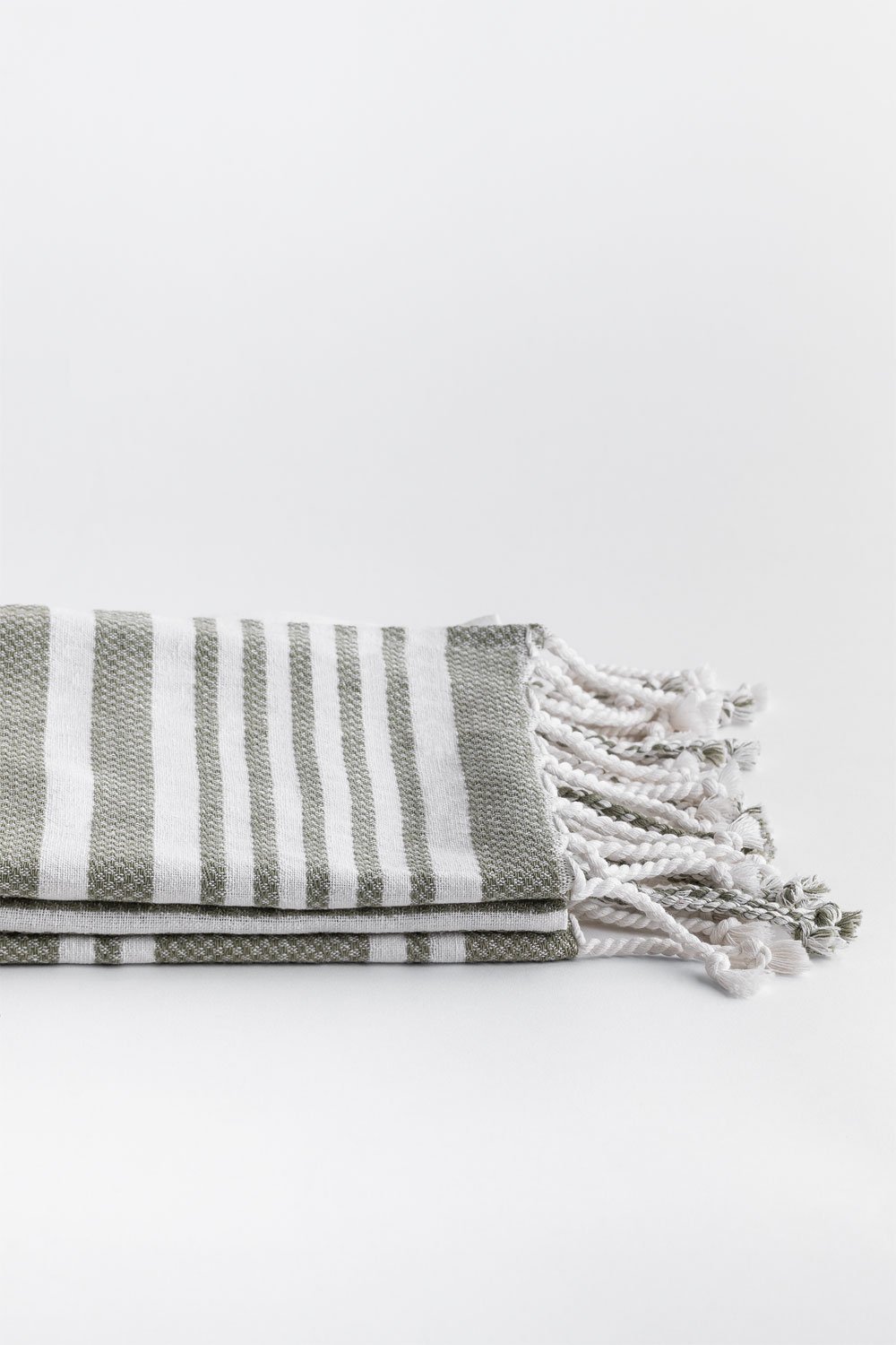 Set of 3 Gergana cotton kitchen towels, gallery image 5