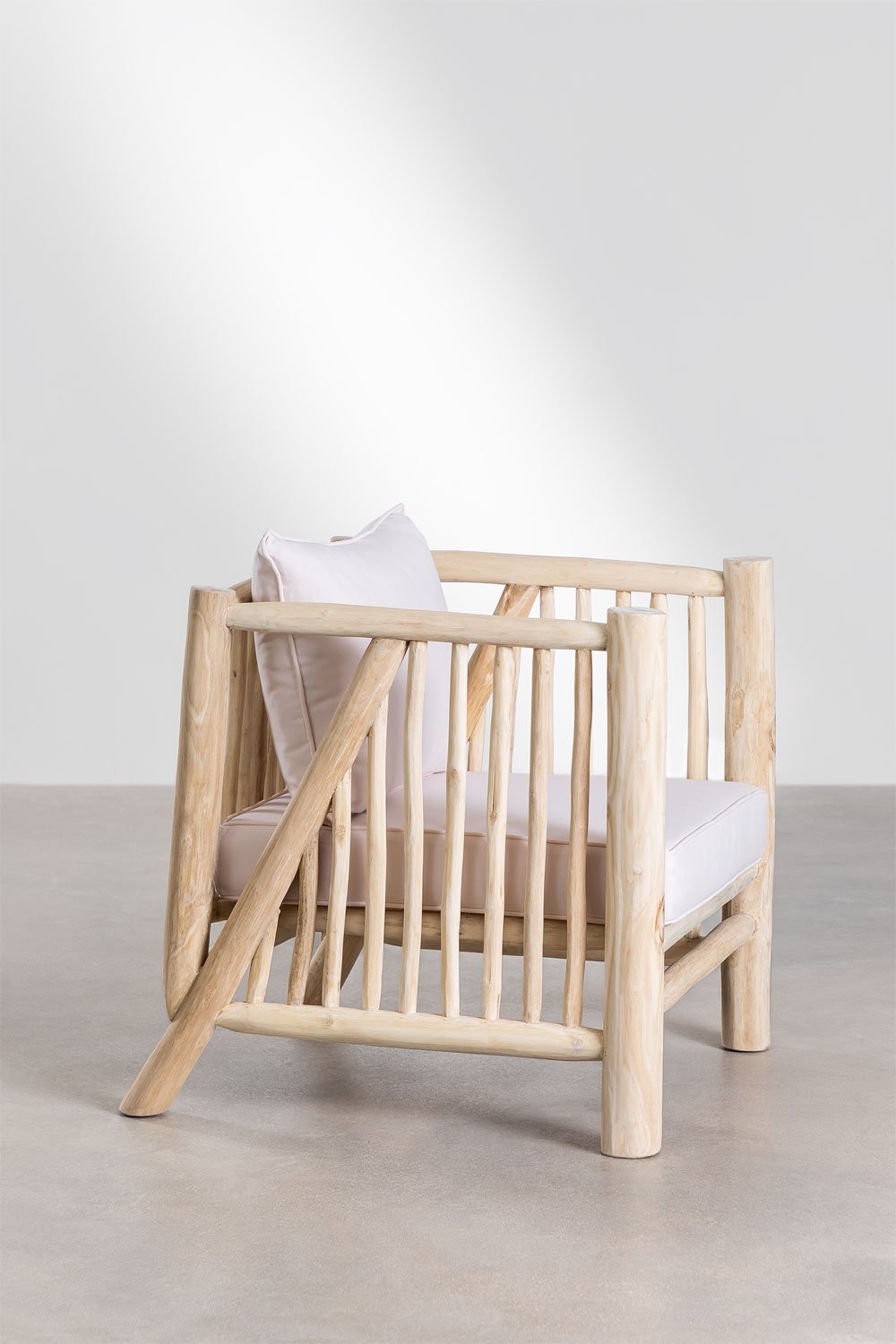 Narel Teak Wood Armchair, gallery image 2