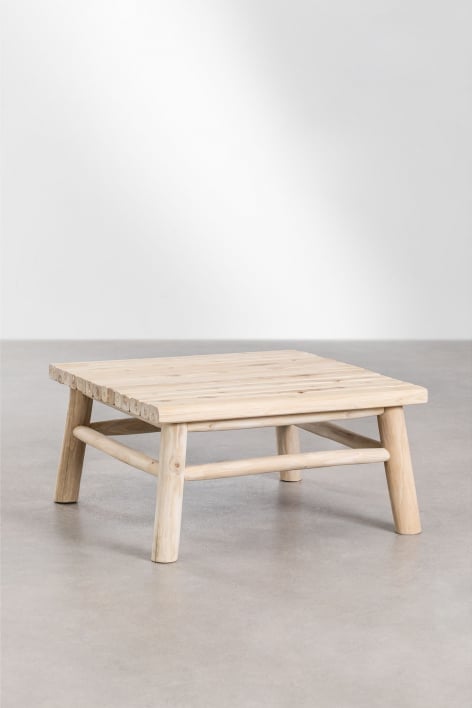 Square Teak Wood Garden Coffee Table  (80x80 cm) Narel