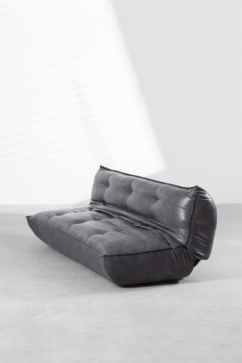 3 Seater Leatherette Sofa Bed Mati , gallery image 1