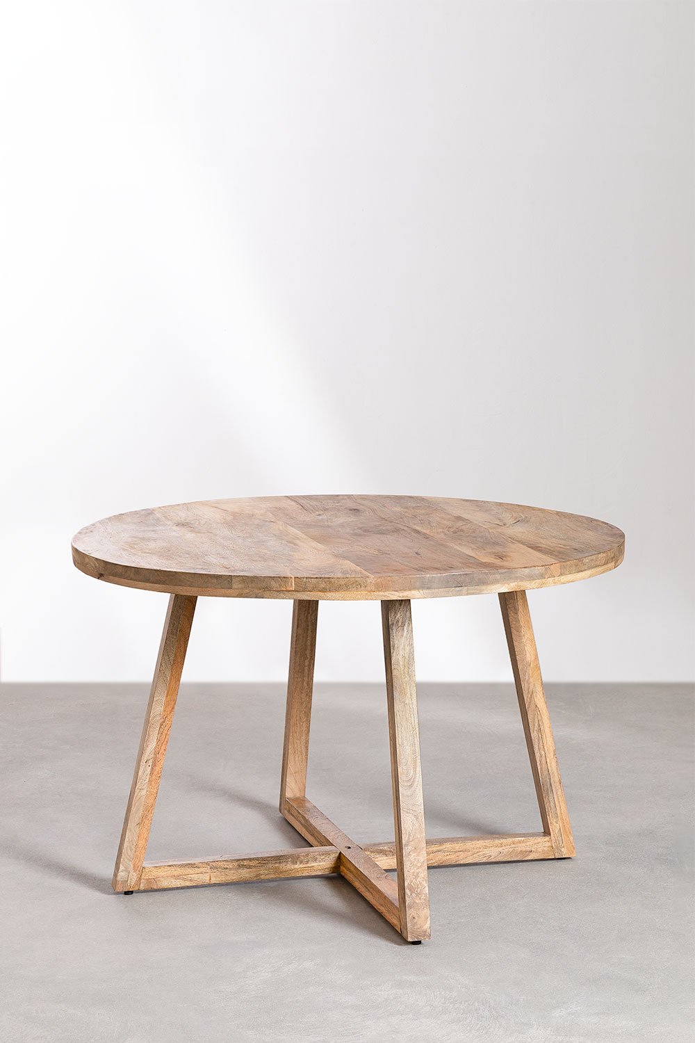 Round dining table in mango wood (Ø120 cm) Laysa             , gallery image 2