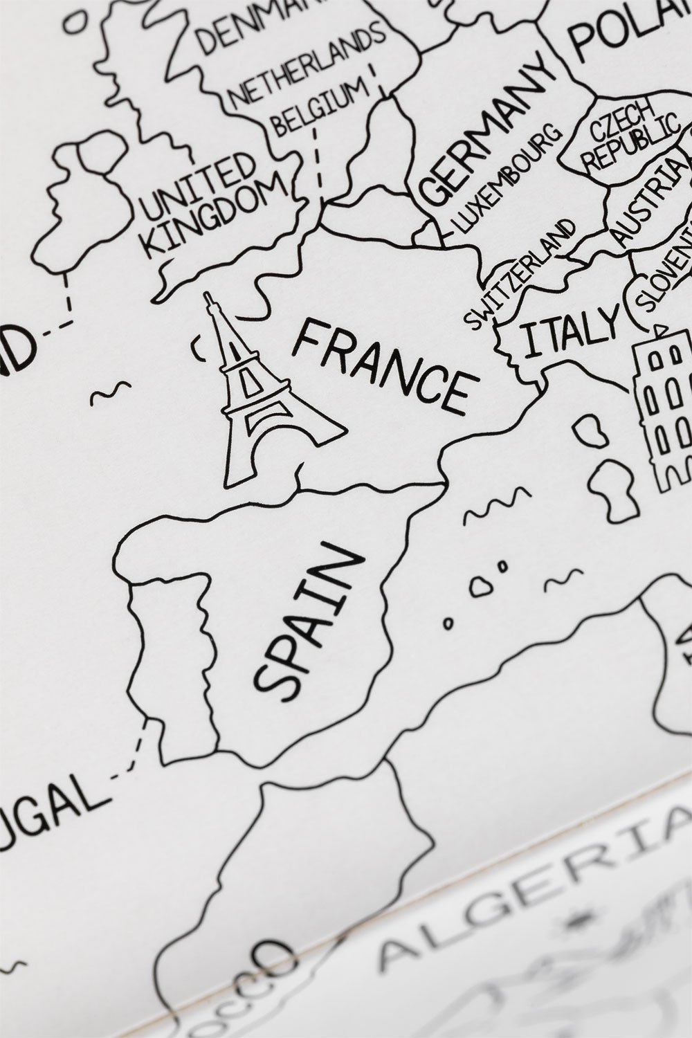 3D World Map for Coloring Gunter Kids, gallery image 4