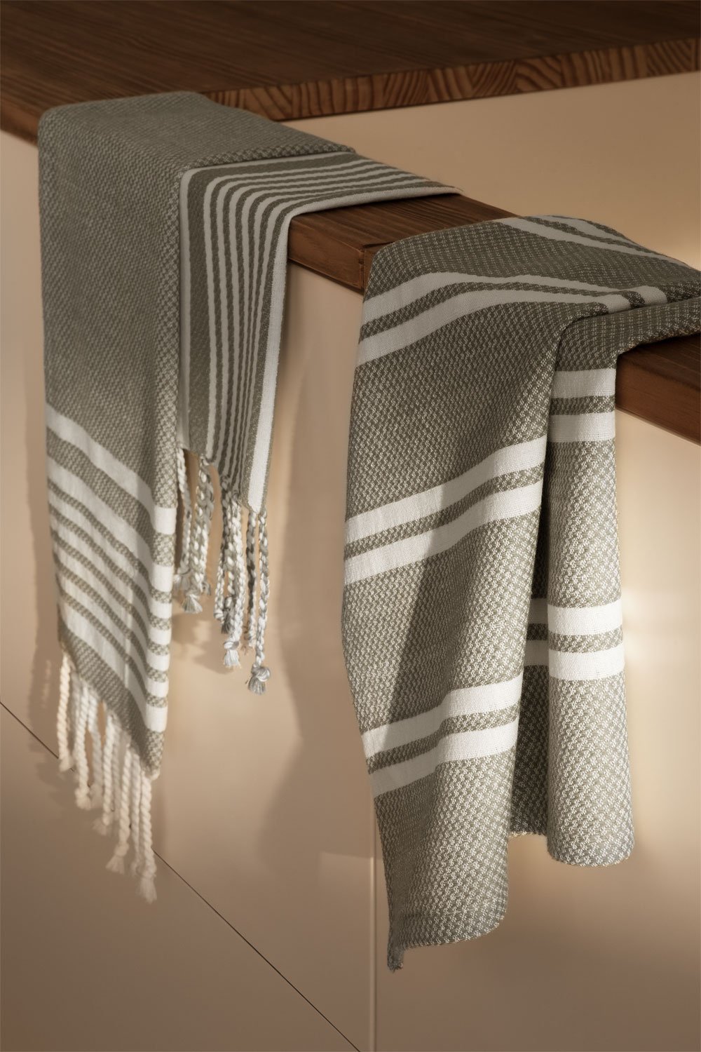 Set of 3 Cotton Kitchen Towels Gergana , gallery image 1