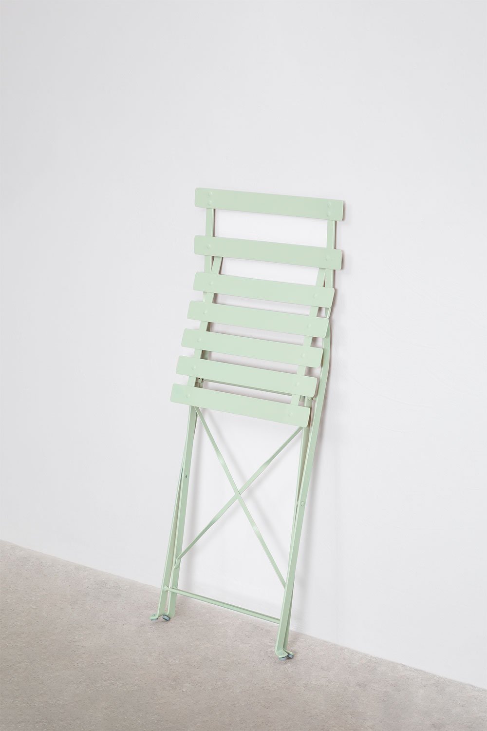 Set of Table Ø60 cm and 2 Folding Chairs Sergey, gallery image 10