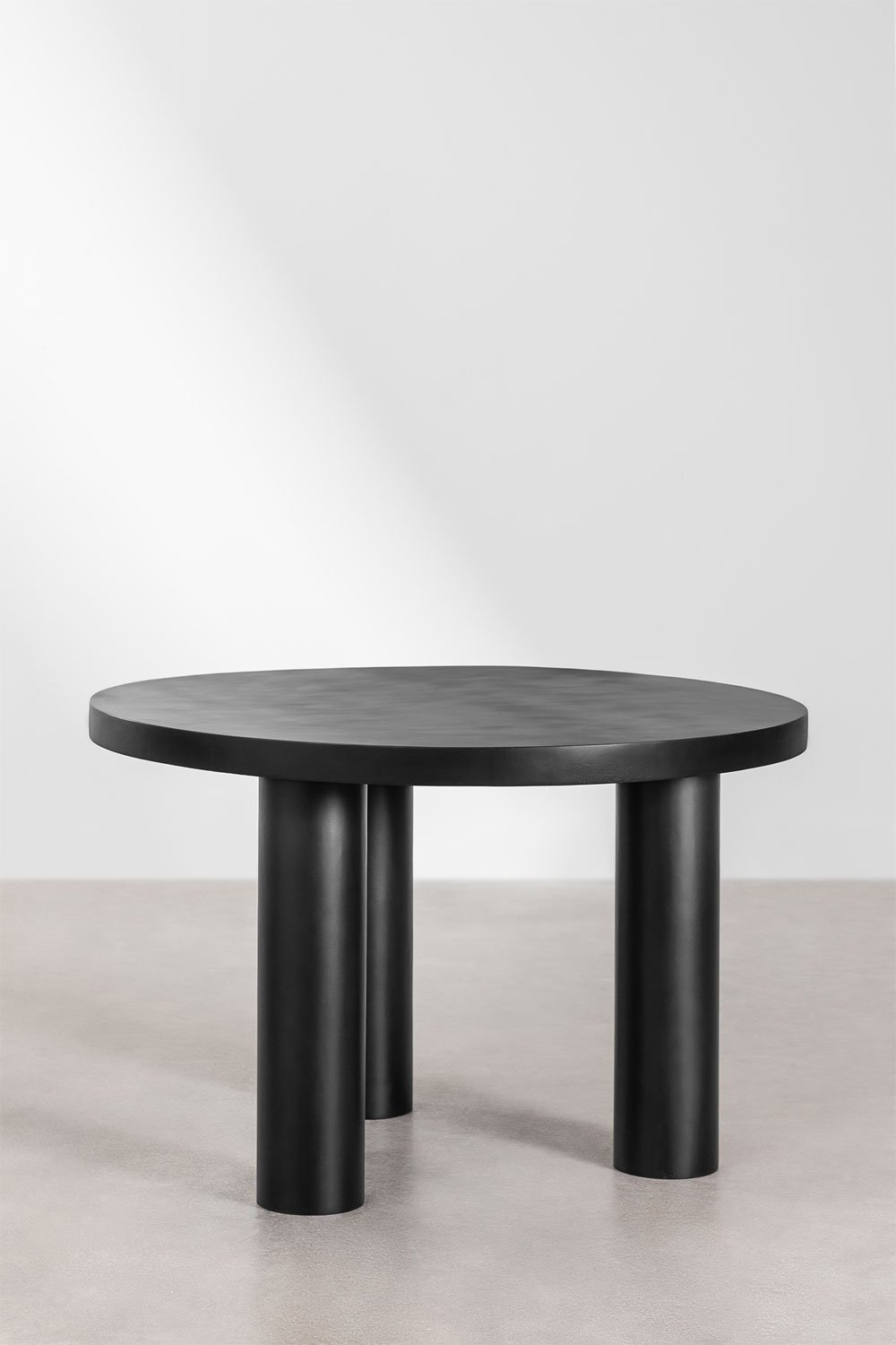 Amanza round mango wood dining table (Ø120 cm) , gallery image 2