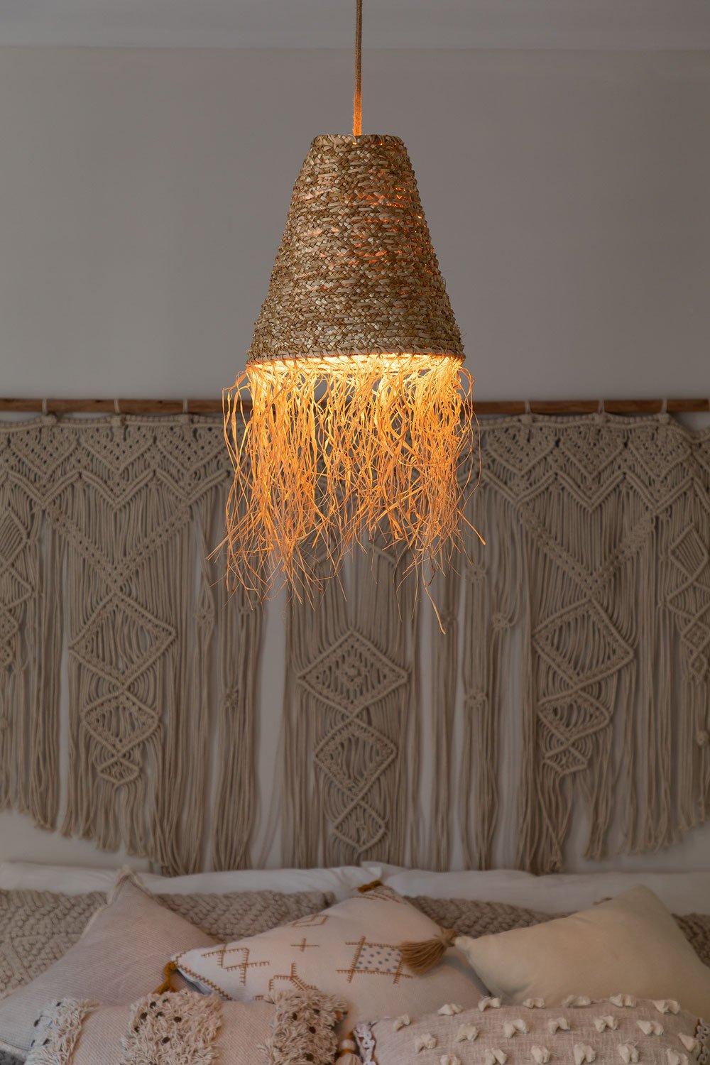 Jute Ceiling Lamp Vries, gallery image 2