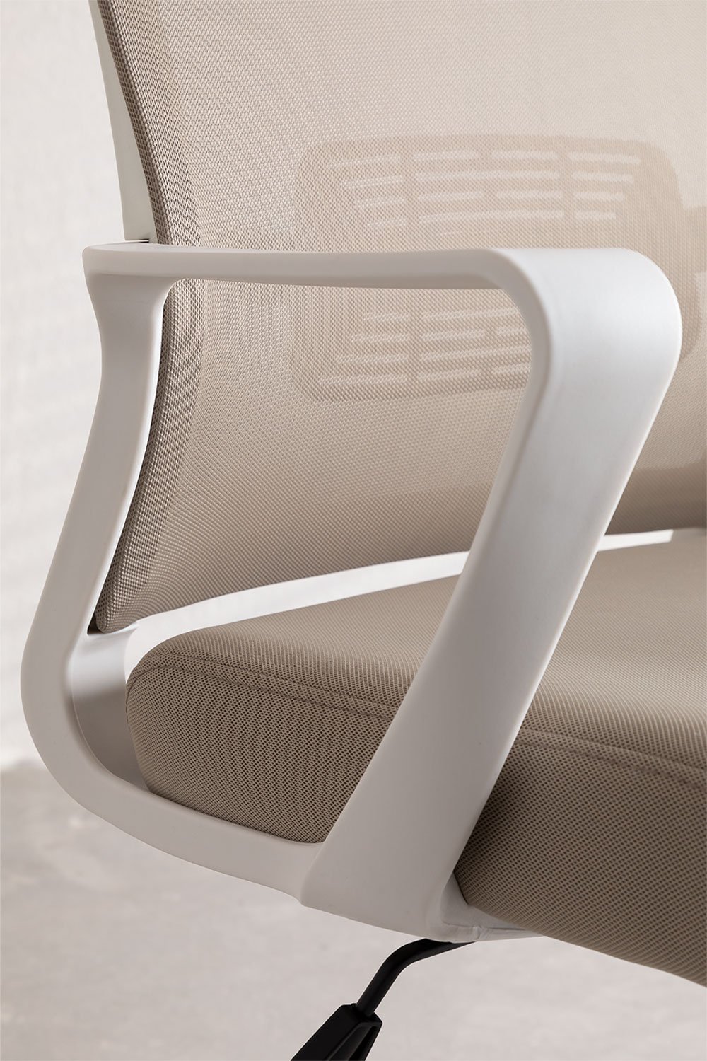 Office chair with wheels and polypropylene armrests Teill Colors, gallery image 8