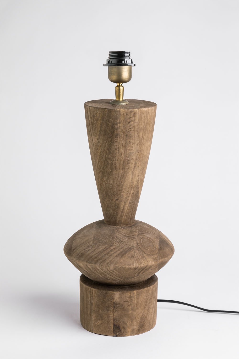 Mango Wood Table Lamp Base Baily , gallery image 2