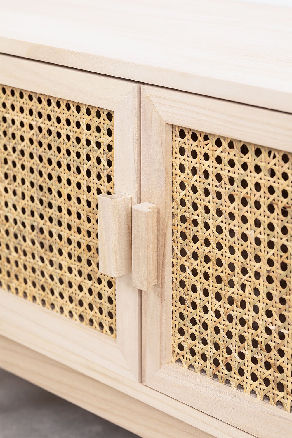 Ralik wooden TV cabinet 150x40 cm, gallery image 5