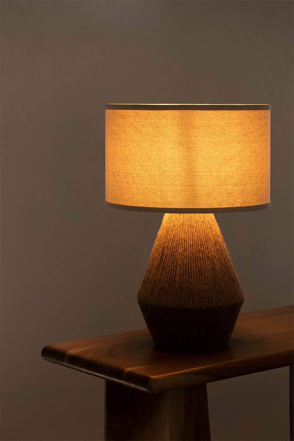 Linen Table Lamp Vasil, gallery image 2