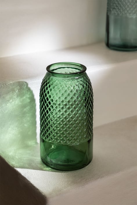 Recycled Glass Vase 27.5 cm Dinte