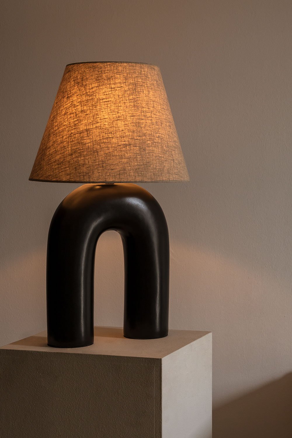 Yarpen ceramic table lamp, gallery image 2