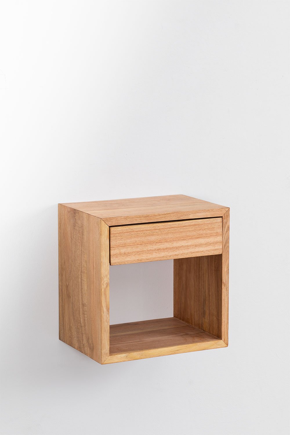 Gyda wooden floating bedside table, gallery image 2