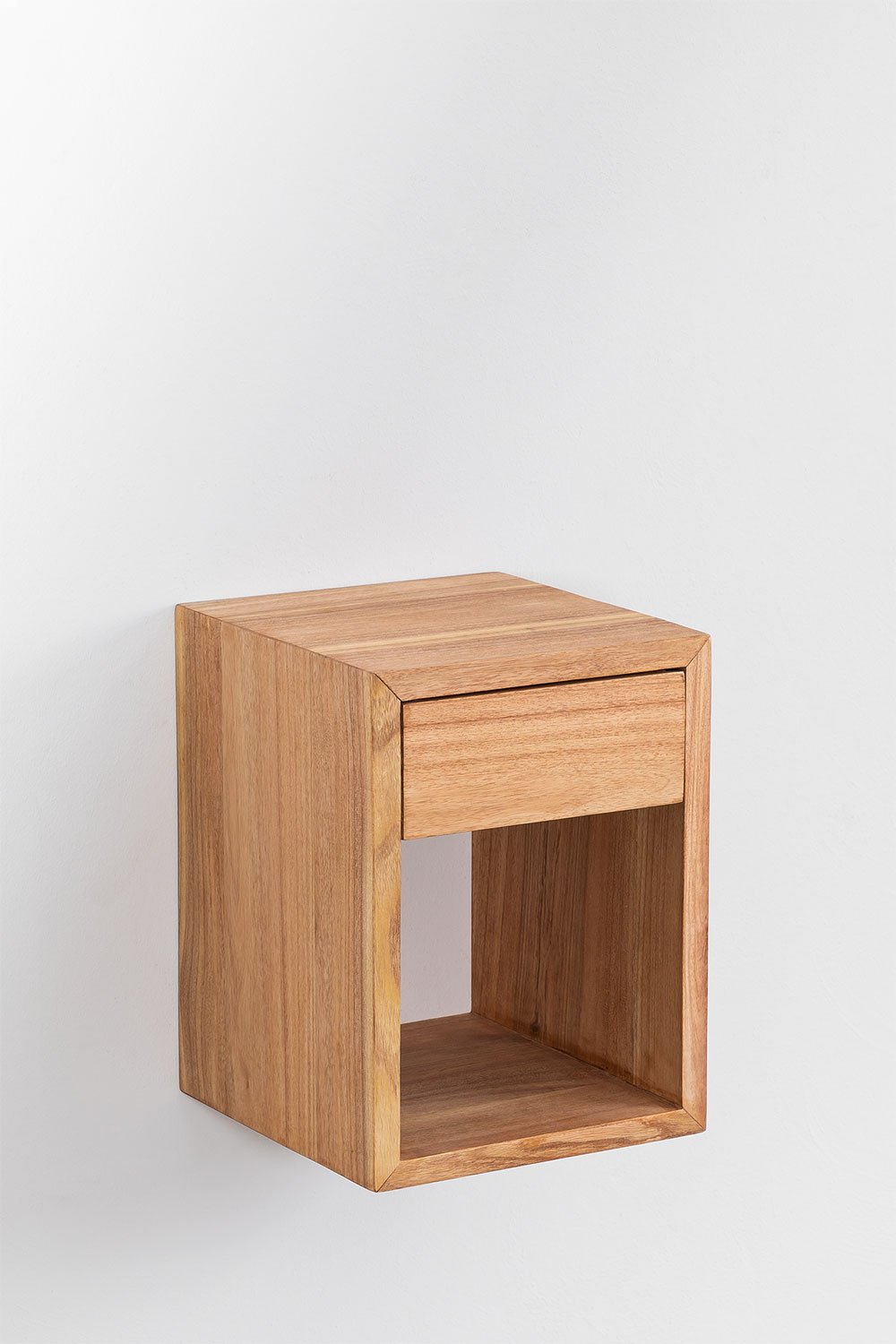 Gyda wooden floating bedside table, gallery image 2