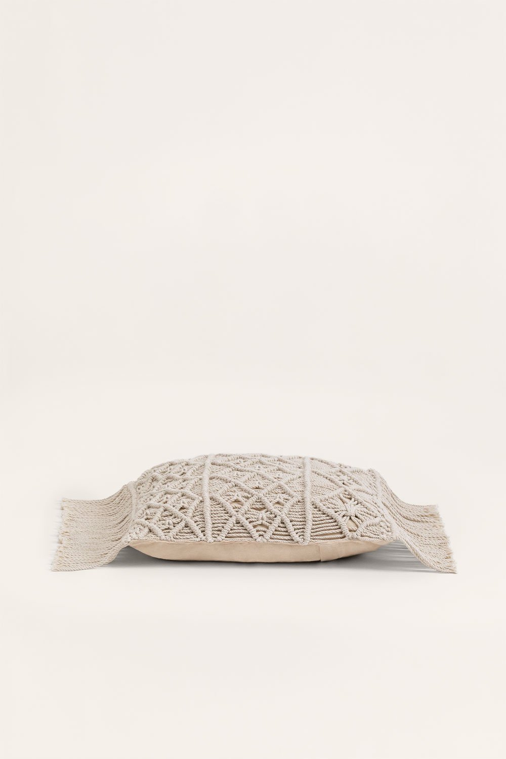 Narses macrame square cushion (45x45 cm) , gallery image 2