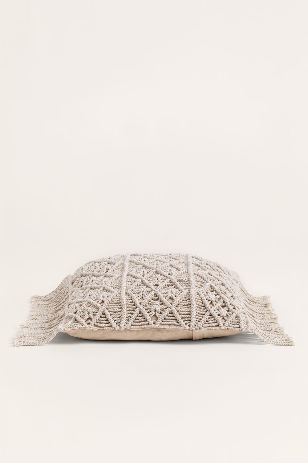 Narses macrame square cushion (45x45 cm) , gallery image 2