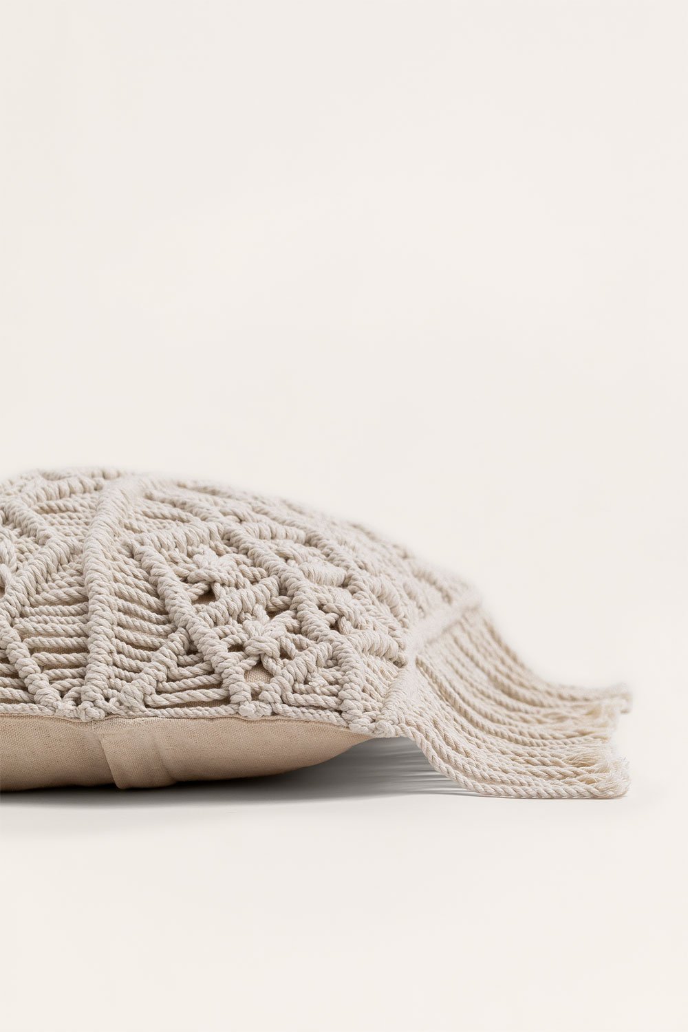 Narses macrame square cushion (45x45 cm) , gallery image 3