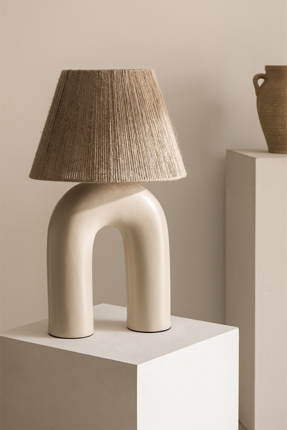 Yarpen ceramic table lamp, gallery image 1