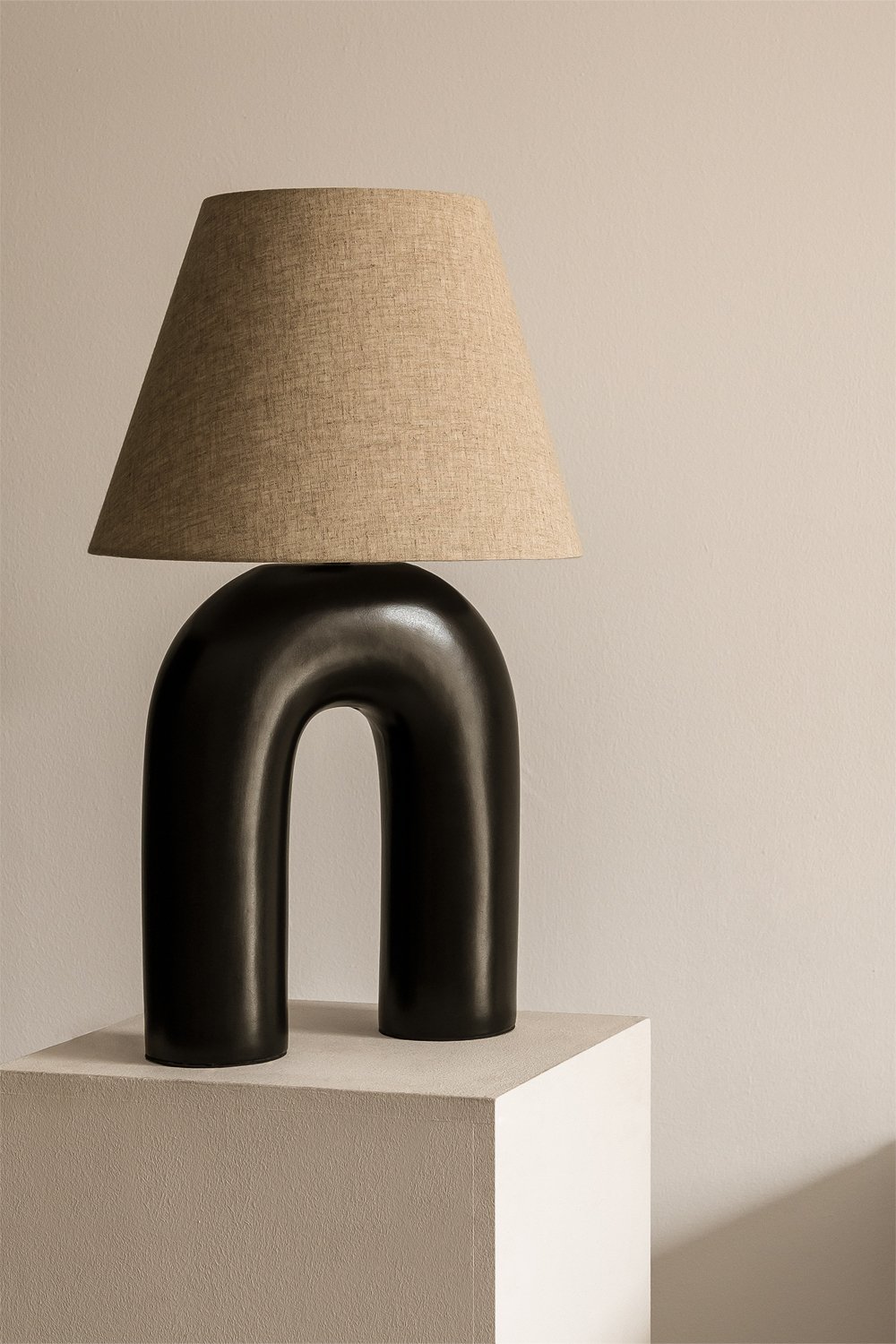 Yarpen ceramic table lamp, gallery image 1