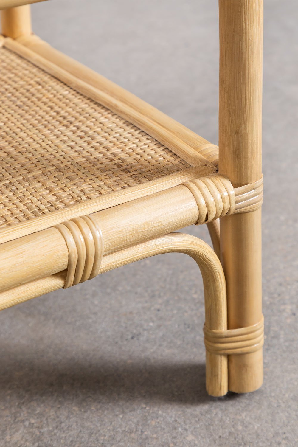 Yivisc rattan bedside table, gallery image 6