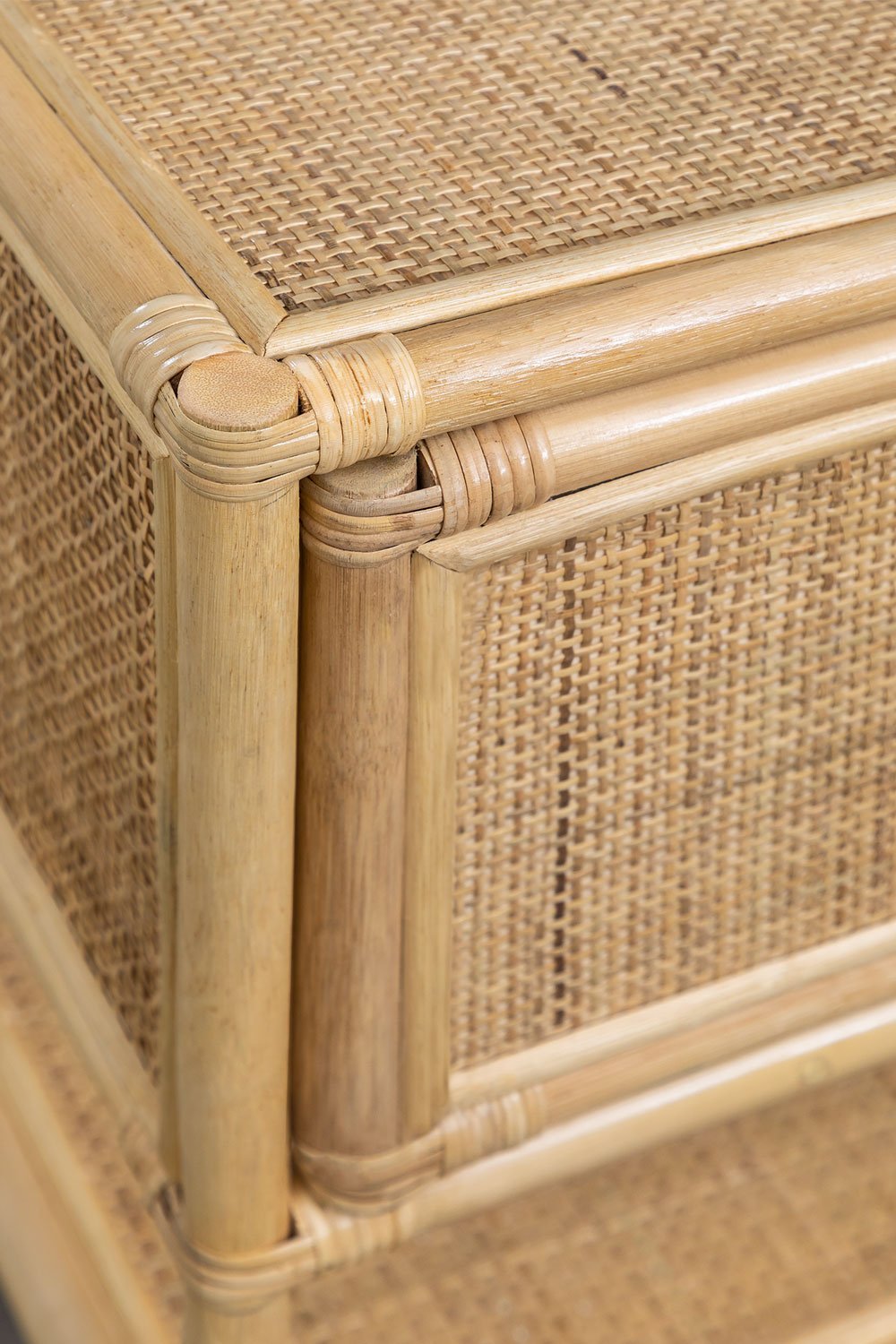 Yivisc rattan bedside table, gallery image 5