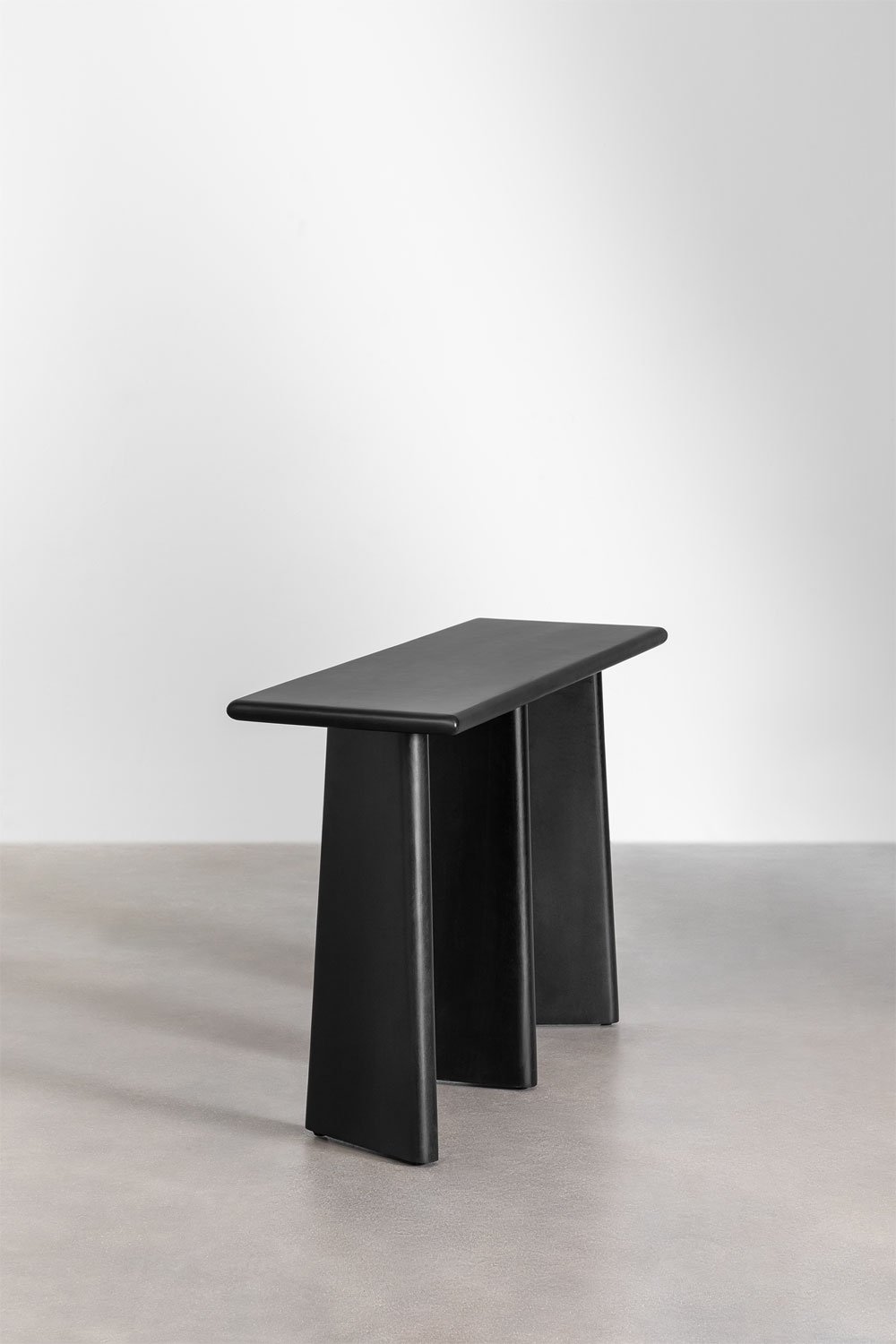 Ambyl acacia wood hallway console table, gallery image 3