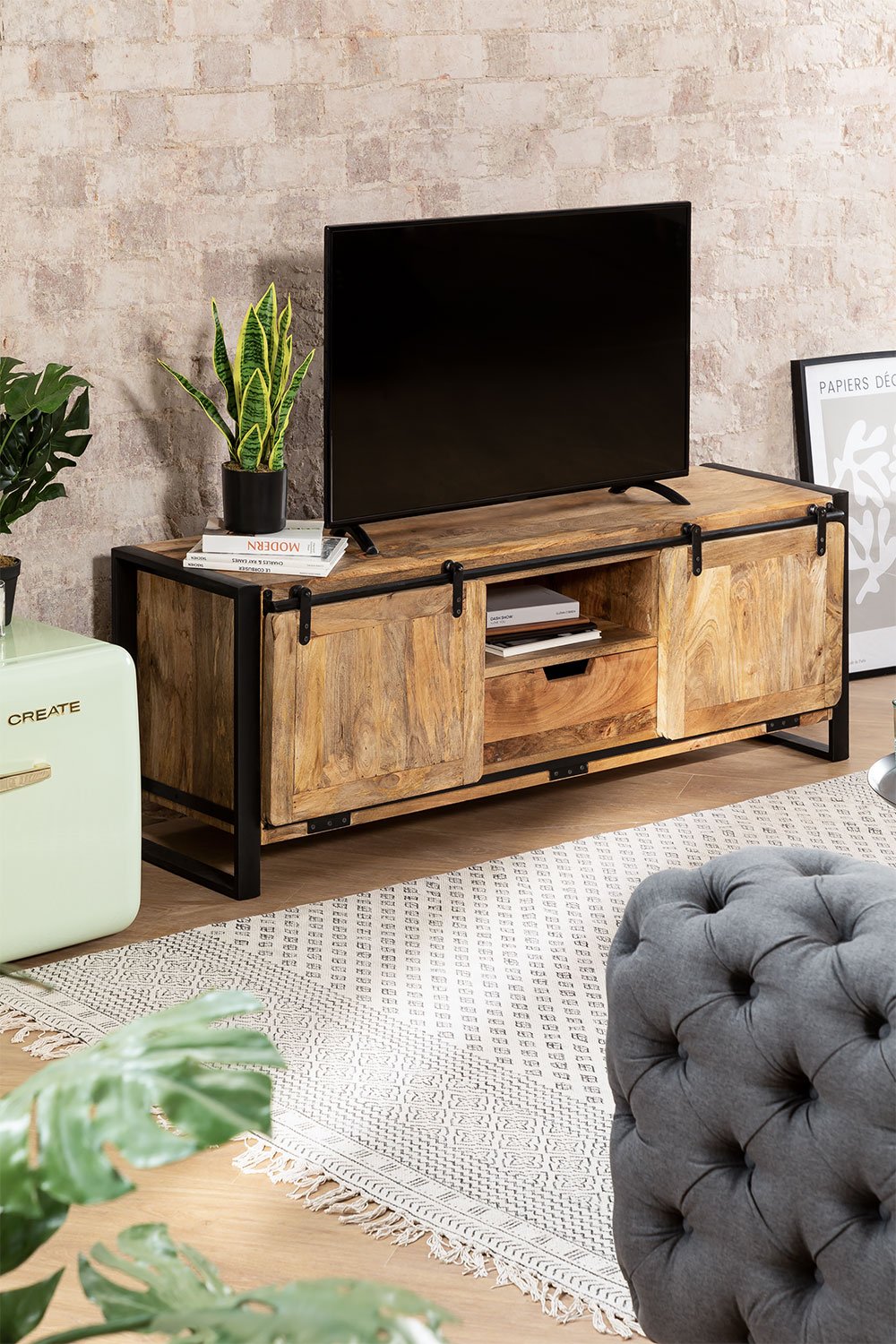 Kiefer Style wooden TV cabinet , gallery image 1