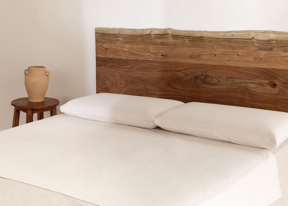 Yago Acacia Wood Headboard for 150 cm Bed