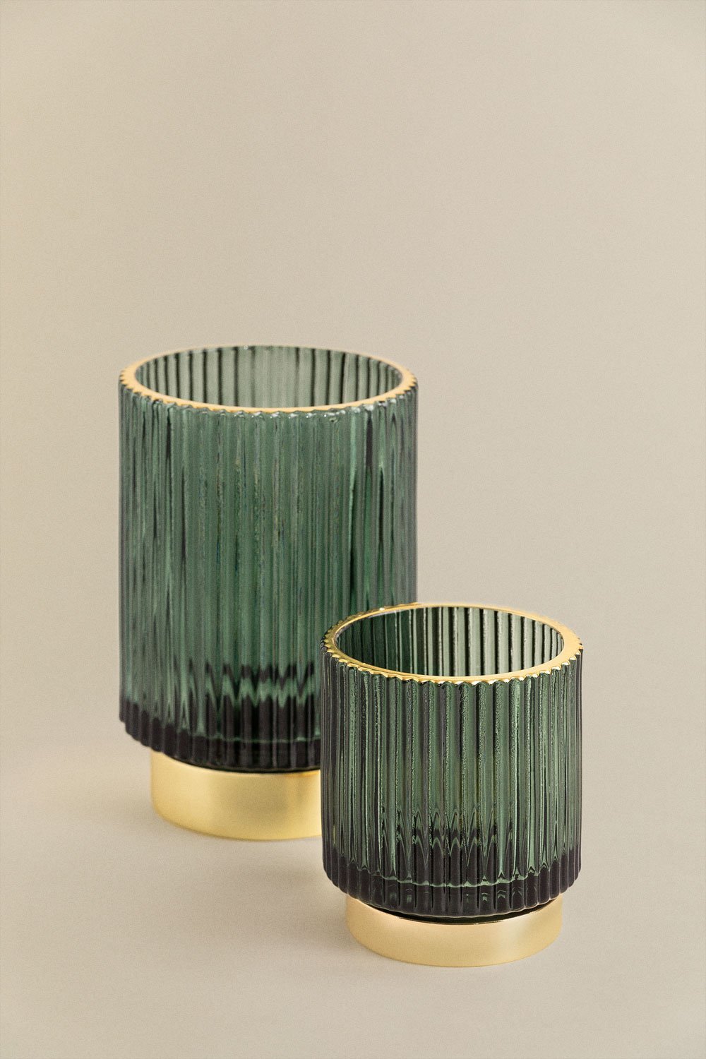 July glass candle holder, gallery image 5