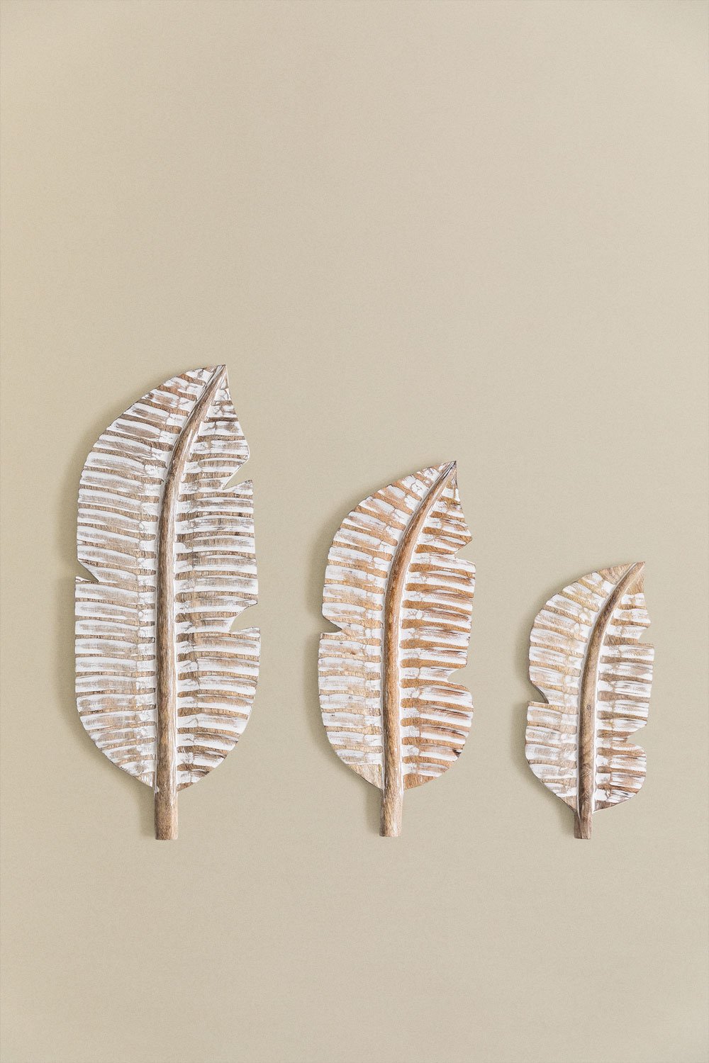  Set of 3 Mango Wood Figures Tafis, gallery image 1