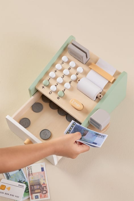 Oblina Kids wooden cash register