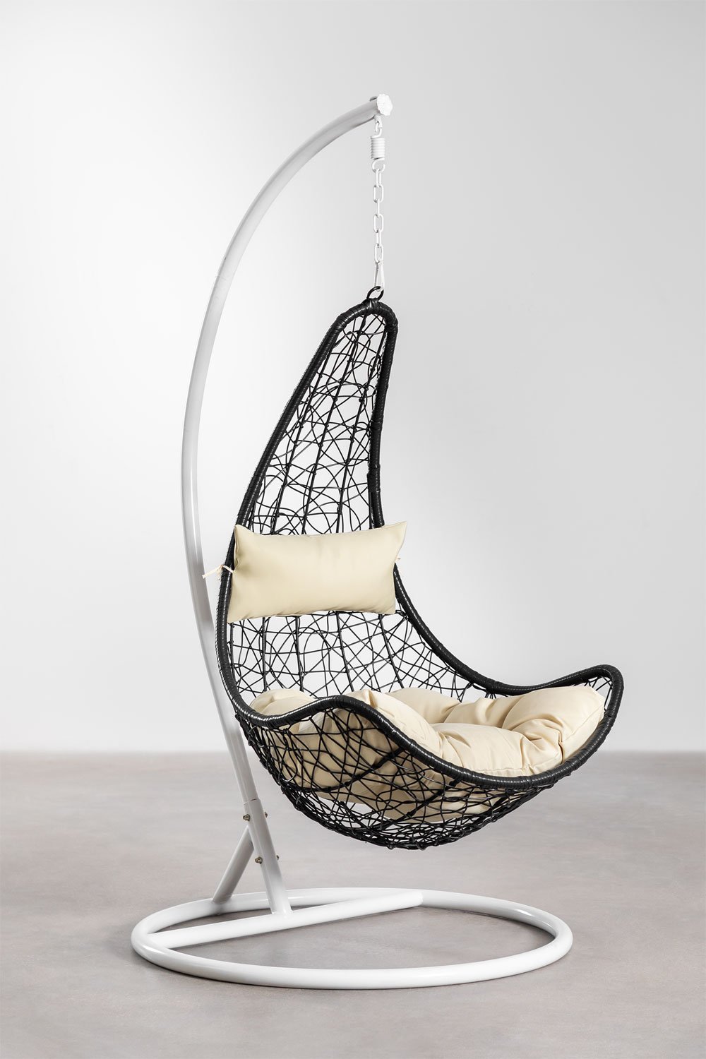 Danail hanging chair with cushion, gallery image 1