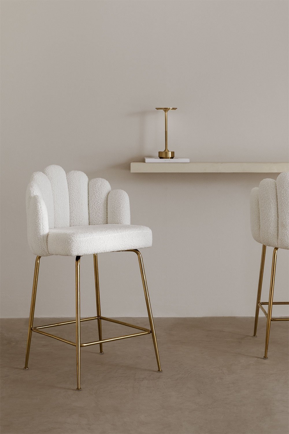 Markina chenille high stool, gallery image 1