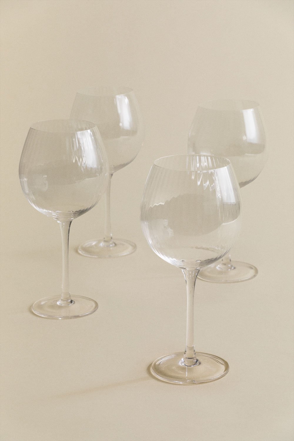 Crystal Wine Glasses - 4 Pack