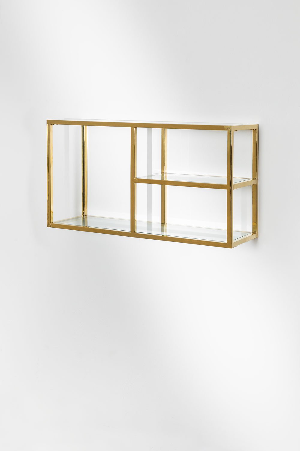 Glass & Steel Wall Shelf Amelia, gallery image 3