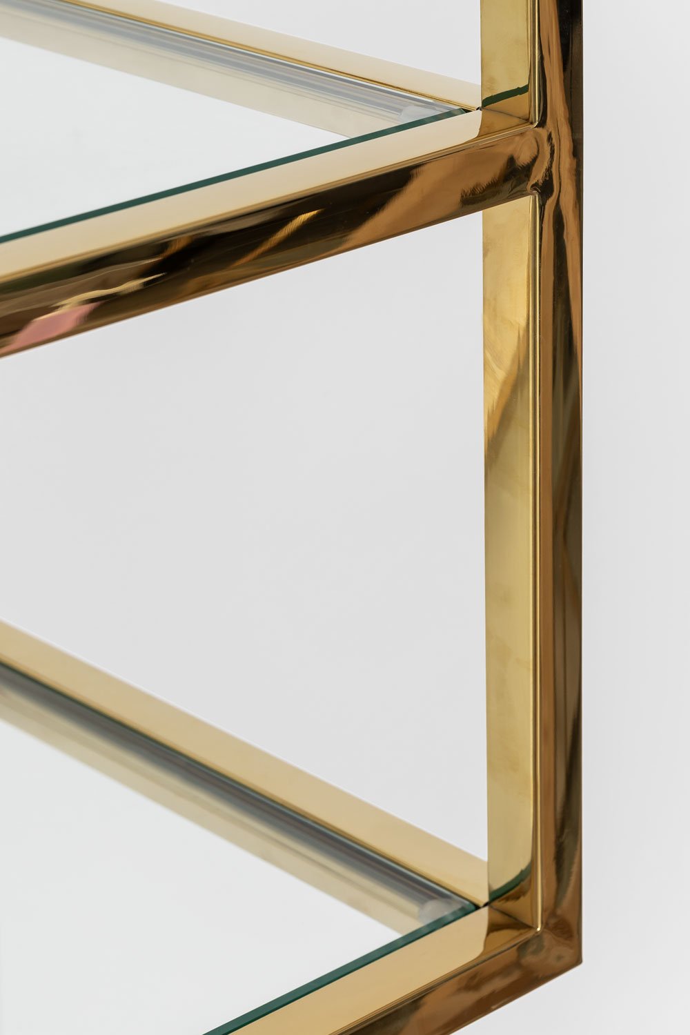 Glass & Steel Wall Shelf Amelia, gallery image 5